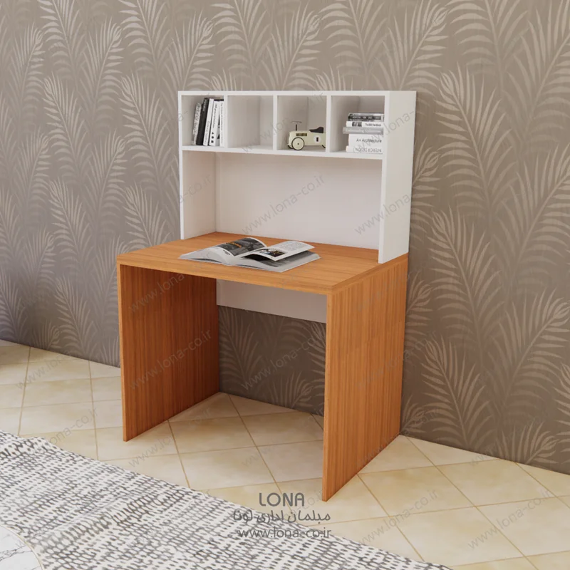 کتابخانه خانگی به صورت میز تحریر دار لونا