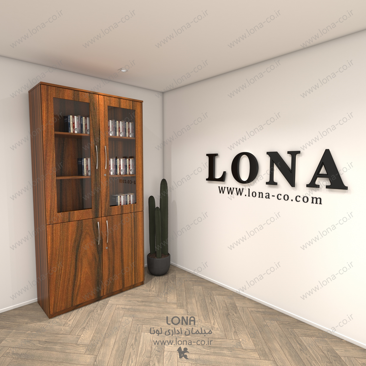 کتابخانه قاب دار لونا