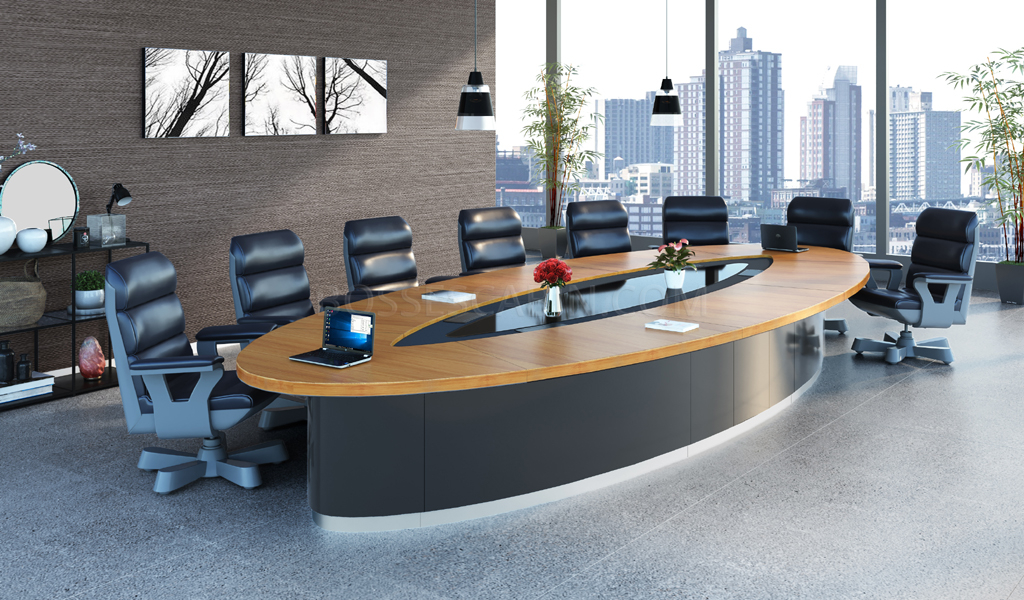 میز کنفرانس بیضی شکل